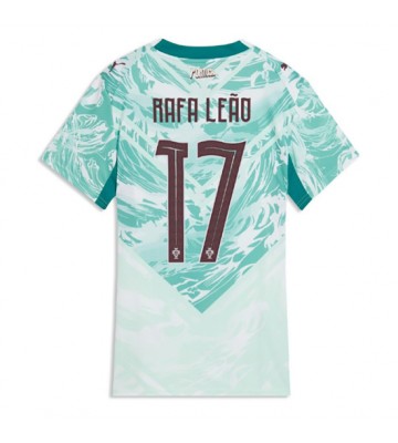 Portugal Rafael Leao #17 Bortatröja Dam VM 2026 Kortärmad